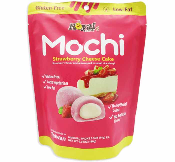 Royal Family Mochi - Strawberry Cheesecake