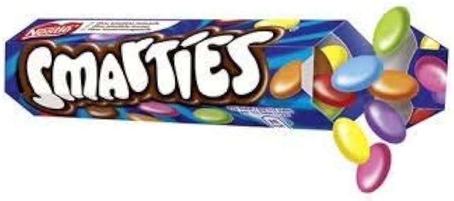 Nestle UK Smarties Hexagon Tube, 38g (UK) - Candycopia