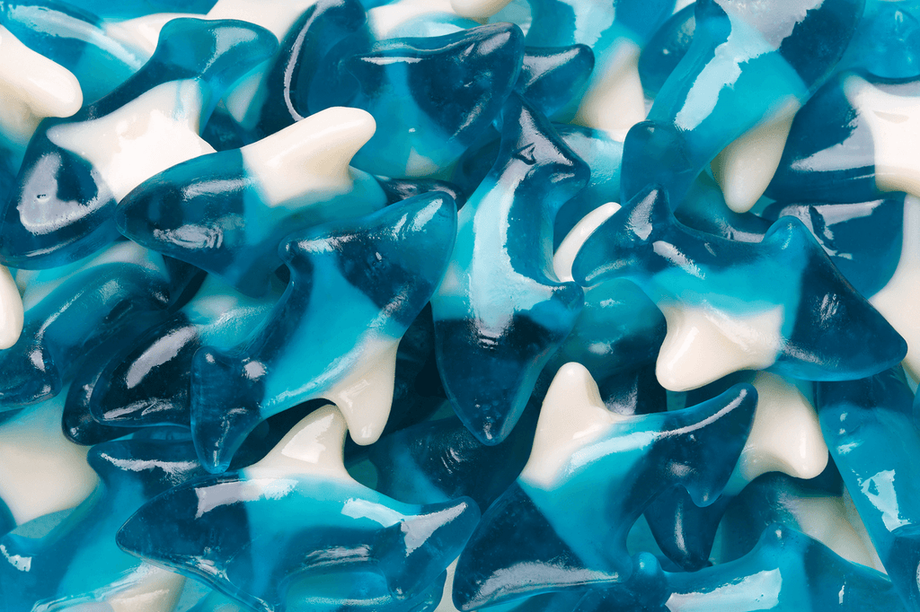 Gummy Blue Sharks - Candycopia