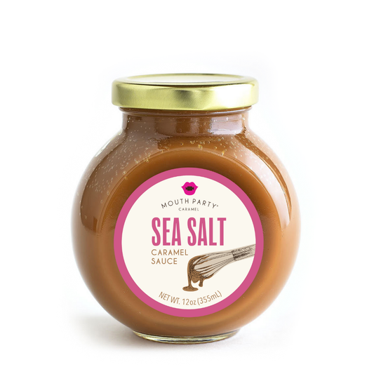 Mouth Party - Sea Salt Caramel Sauce 12oz jar