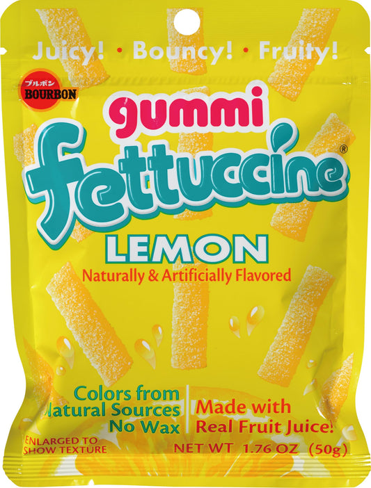 Bourbon Fettuccine Gummy - Lemon, 1.76oz (Japan)