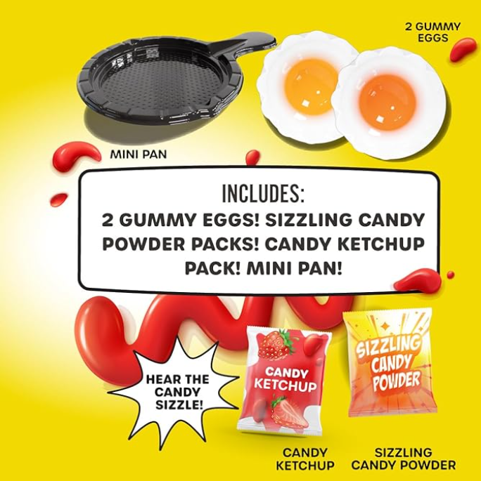 Scrambled Gummy Sizzler - Gummy Popping Candy - Candycopia