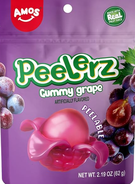 Peelerz - Peelable Grape Gummy Candy, As Seen on TikTok