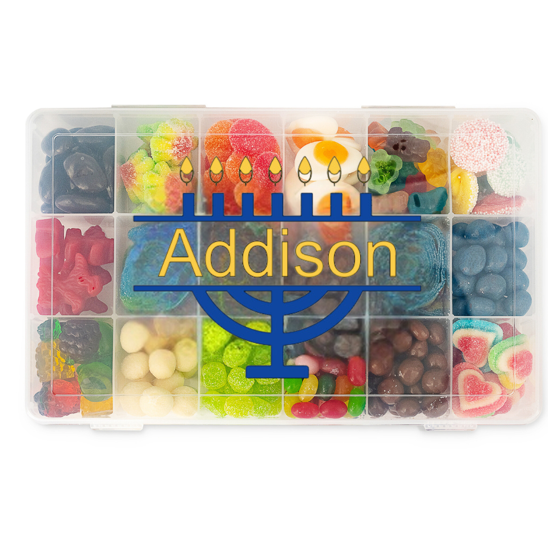 Personalized Holiday Candy Tackle Box