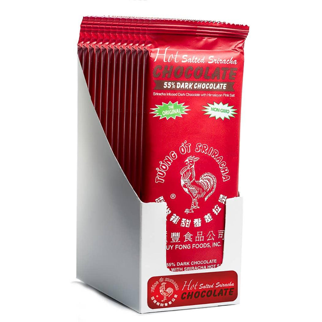 2.5 oz Sriracha 55% Dark Chocolate Bar - Candycopia