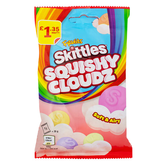 Skittles - Squishy Cloudz Gummies (UK) (2.46oz)