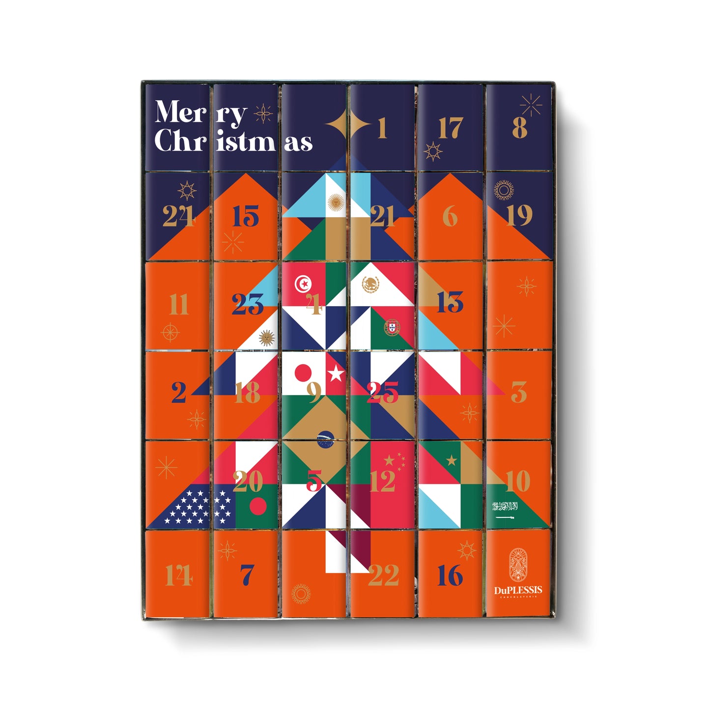 DuPLESSIS - 35% Milk Chocolate Advent Calendar